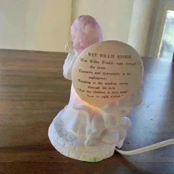 Wee Willie Night Light Vintage 1989 Nursery Figurine Made by The Good Company - Picture 3 of 7